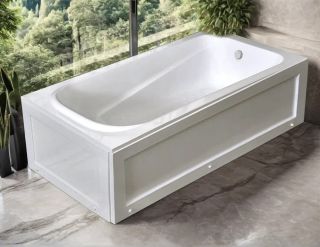 Акриловая ванна Parly Ortiz СТ 10817 с каркасом без экрана 150x70 см